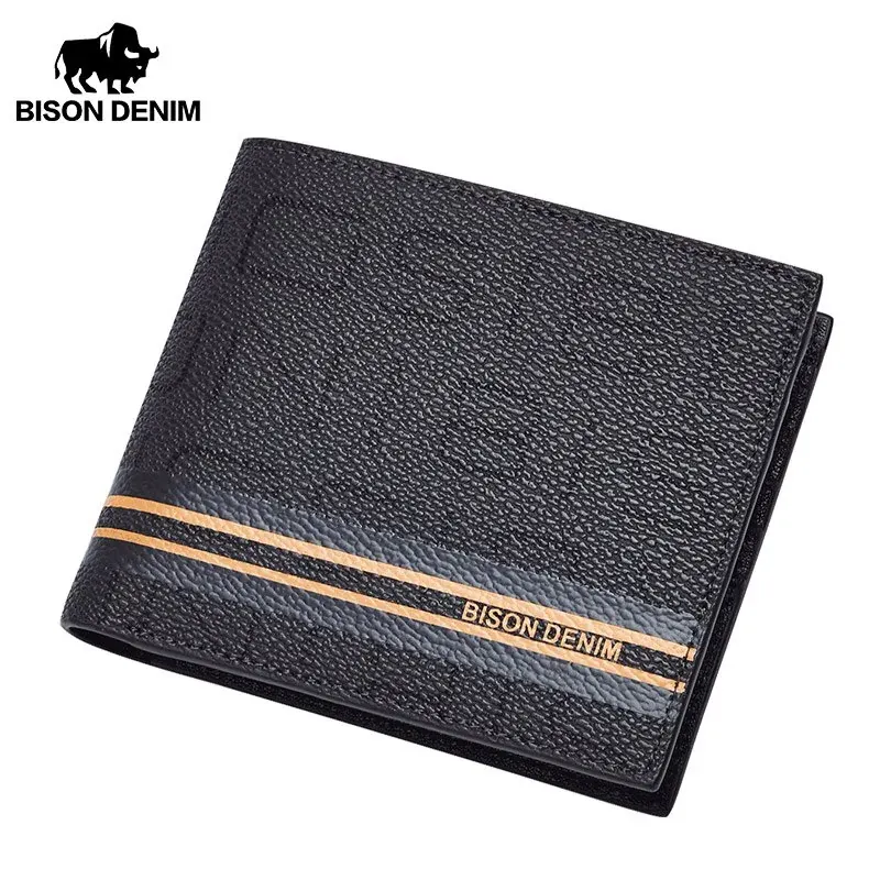 Bison Denim Leather Bifold Wallet