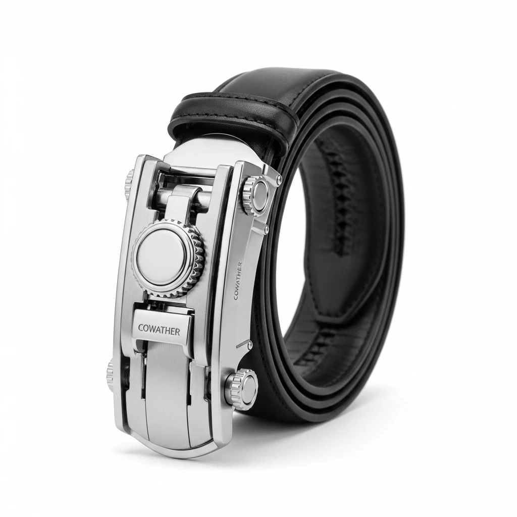 Cowather Ratchet Automatic Buckle Belt