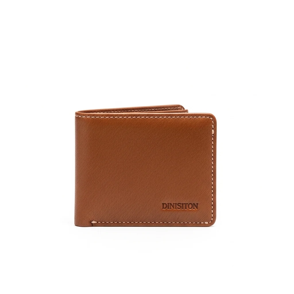Dinisiton Cowhide Trifold Wallet image 2