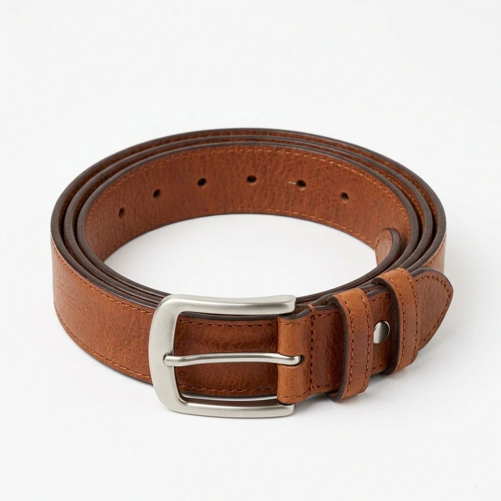 Jinbaolai Vintage Leather Belt
