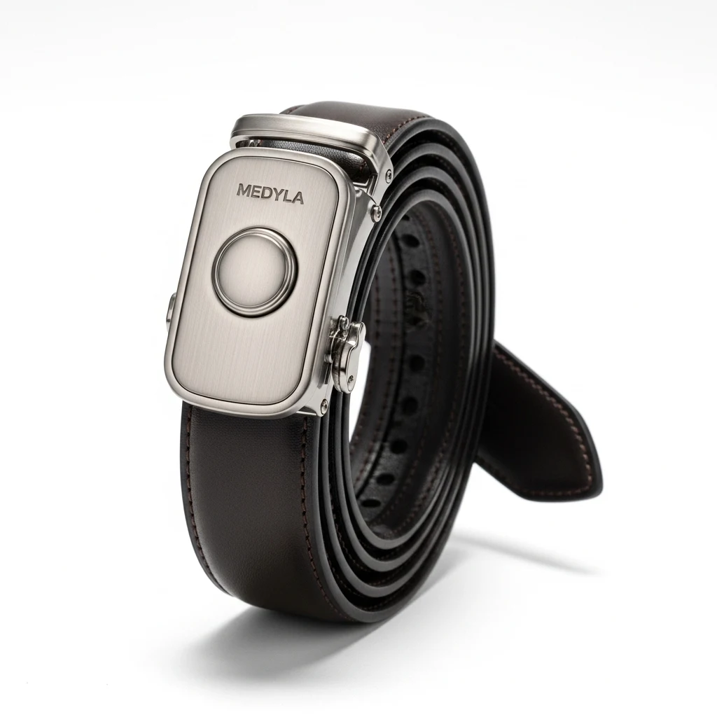 Medyla Automatic Buckle Leather Belt image 3