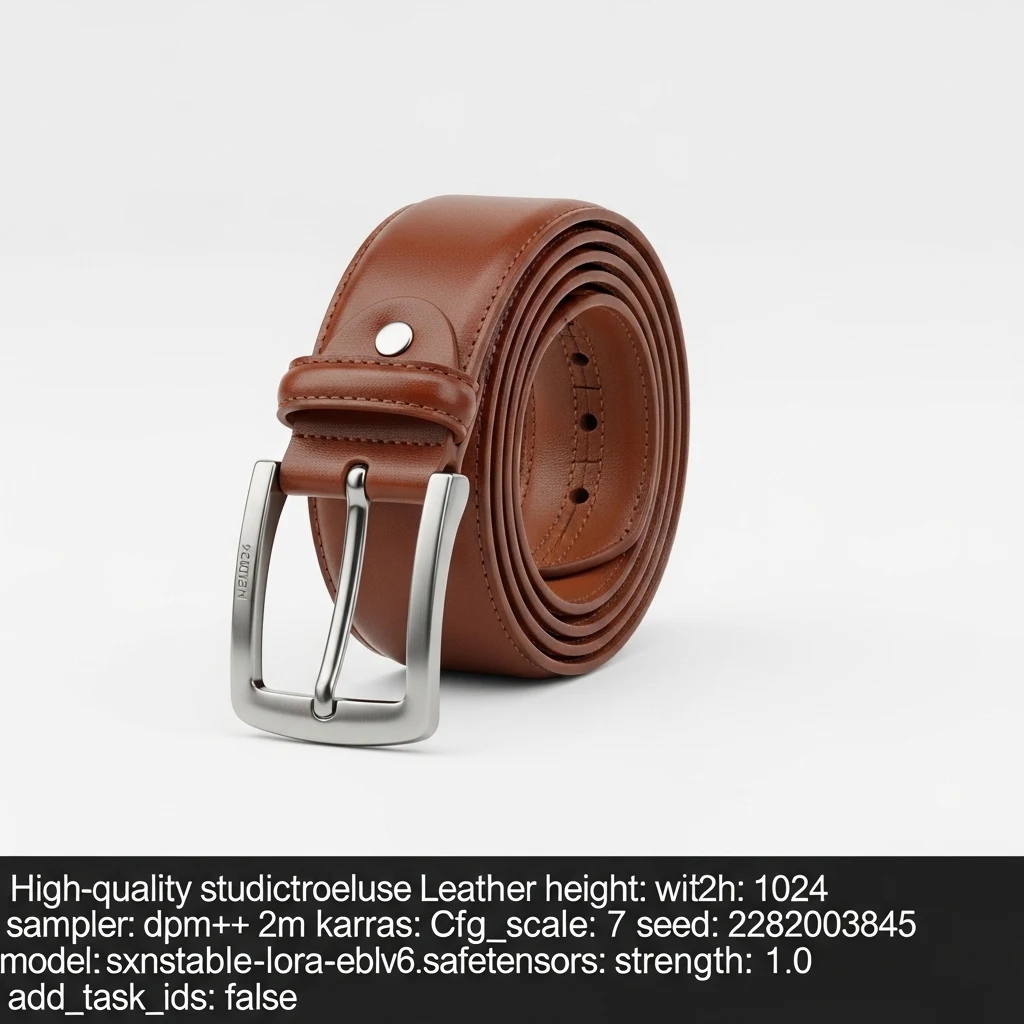 Menbense Leather Dress Belt image 3