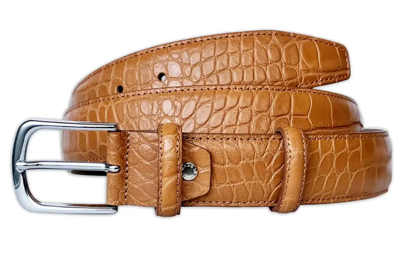 Tiding Crocodile Pattern Belt image 2