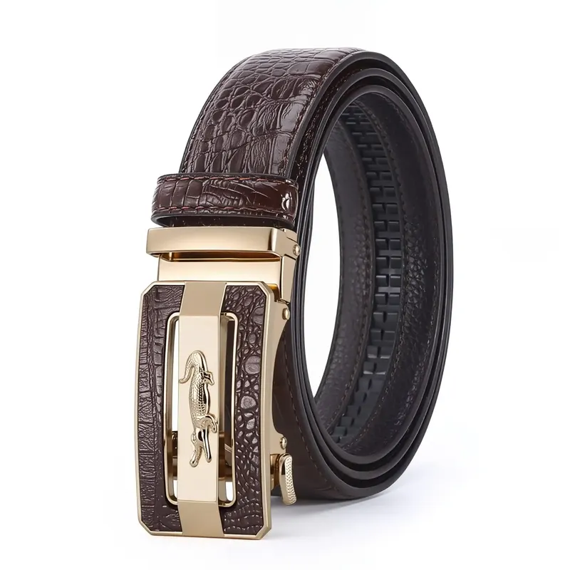 Tiding Crocodile Pattern Belt image 3
