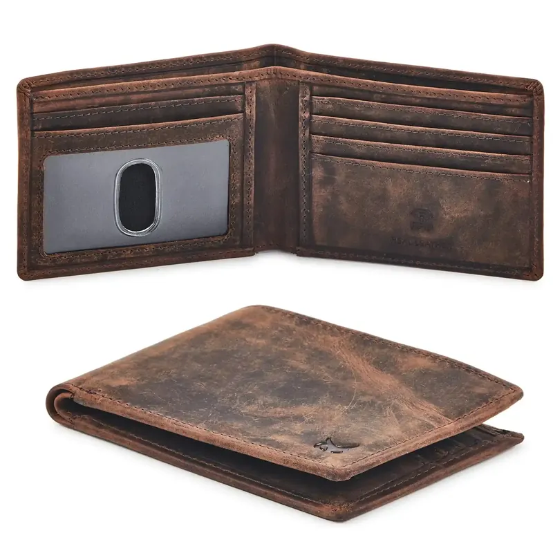 VATLTY Leather Bifold Wallet image 3